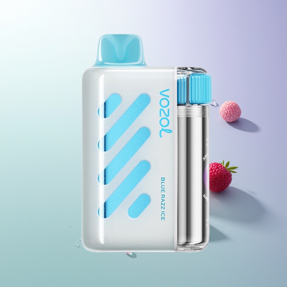 VOZOL VISTA 40000 Pufova Punjivi MTL Vape sa 1000mAh Baterijom i Mesh Coil Plava Malina Led