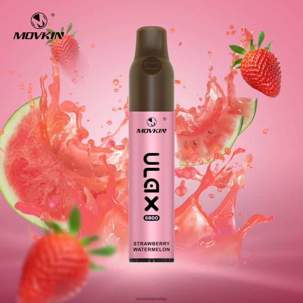 Best RandM Flavor | јагода лубеница RandM Movkin Ulax 6800 (керамички калем) пуњиви уређај за једнократну употребу вапе под B028LL70