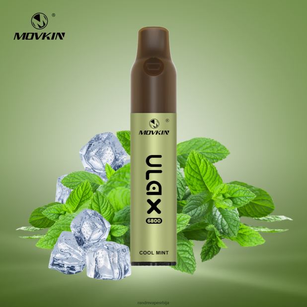 RandM Vape Store | цоол минт улак RandM Movkin Ulax 6800 (керамички калем) пуњиви уређај за једнократну употребу вапе под B028LL69