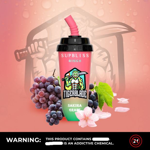 RandM Vape Srbija | сакура грожђе RandM Supbliss Bingo 8000 Вапе под уређај 1ком B028LL261