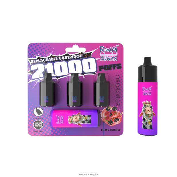 Best RandM Flavor | мешане бобице RandM Sunax 21000 заменљиви вапе уређај за контролу протока ваздуха 1 ком B028LL270