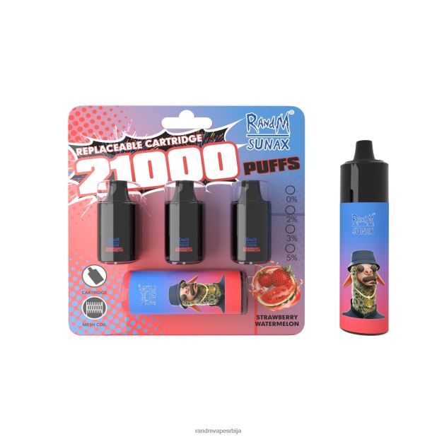RandM Vape Srbija | јагода лубеница RandM Sunax 21000 заменљиви вапе уређај за контролу протока ваздуха 1 ком B028LL271