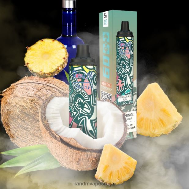 Best RandM Flavor | пина цолада рум RandM Tornado 6000 вапе под уређај за контролу протока ваздуха 1 ком B028LL280