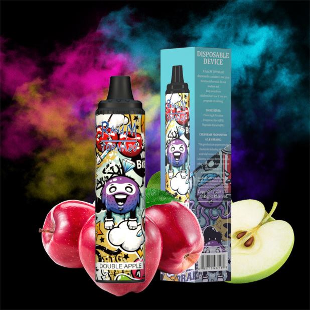 RandM Vape Sale | дупла јабука RandM Tornado 6000 вапе под уређај за контролу протока ваздуха 1 ком B028LL298