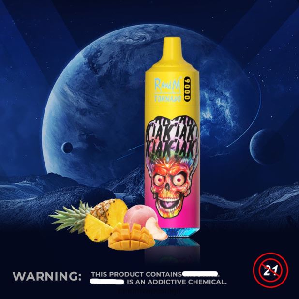 RandM Vape Beograd | бресквасти манго ананас RandM Tornado 9000 Вапе под уређај 1 ком верзија 1 B028LL133