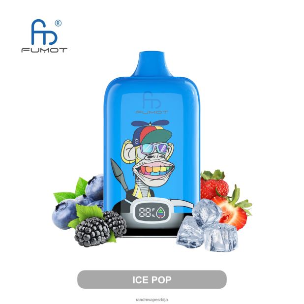 Best RandM Flavor | ице поп Fumot Original RandM Digital Box 12000 батерија и течни дисплеј вапе уређај B028LL10