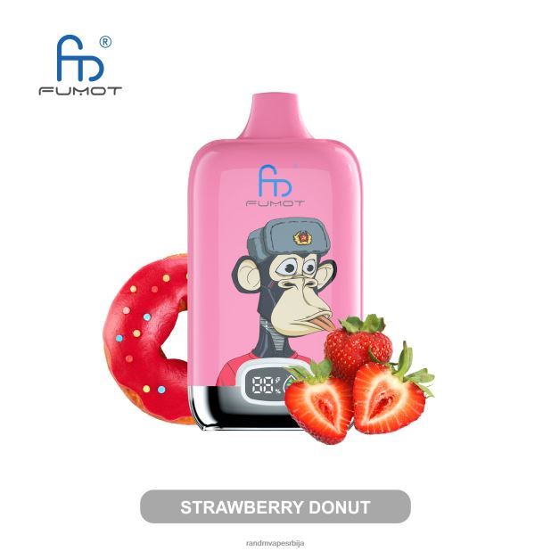 RandM Vape Price | крофна од јагоде Fumot Original RandM Digital Box 12000 батерија и течни дисплеј вапе уређај B028LL14
