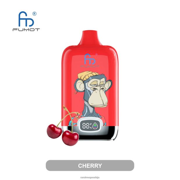 RandM Vape Sale | трешња Fumot Original RandM Digital Box 12000 батерија и течни дисплеј вапе уређај B028LL8