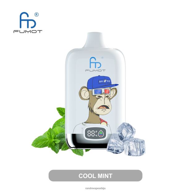RandM Vape Srbija | цоол минт Fumot Original RandM Digital Box 12000 батерија и течни дисплеј вапе уређај B028LL1