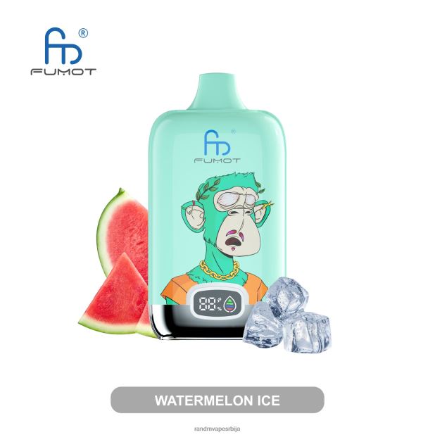 RandM Vape Store | лед од јагоде Fumot Original RandM Digital Box 12000 батерија и течни дисплеј вапе уређај B028LL9