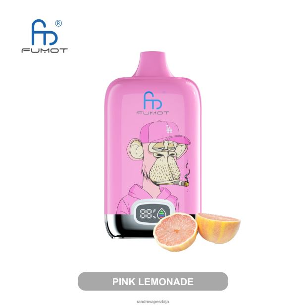 RandM Vape Store | лед од јагоде Fumot Original RandM Digital Box 12000 батерија и течни дисплеј вапе уређај B028LL9