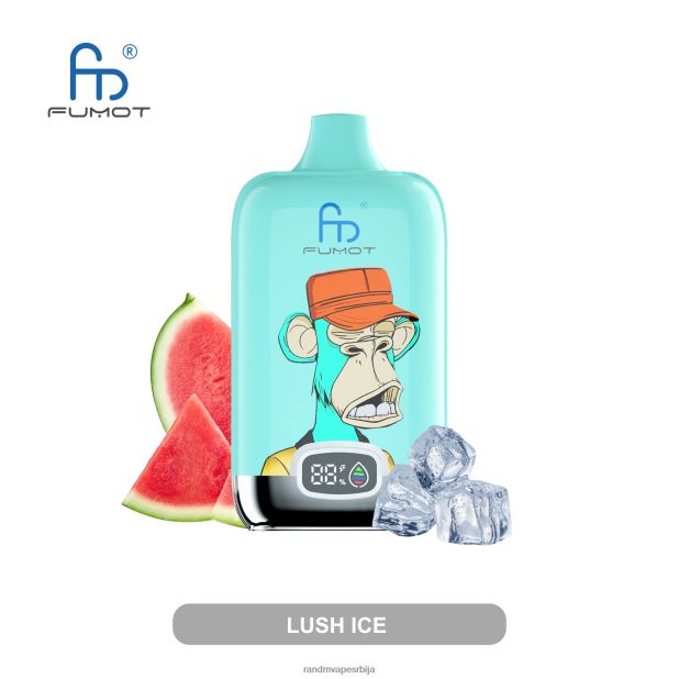 RandM Vape Store | лед од јагоде Fumot Original RandM Digital Box 12000 батерија и течни дисплеј вапе уређај B028LL9