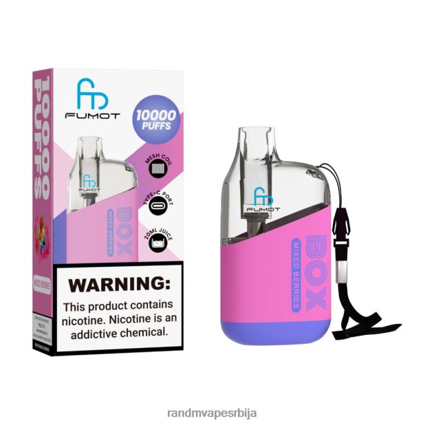 RandM Vape Sale | мешане бобице Fumot Original RandM Tornado Box 10000 вапе уређај за контролу протока ваздуха 1 ком B028LL88