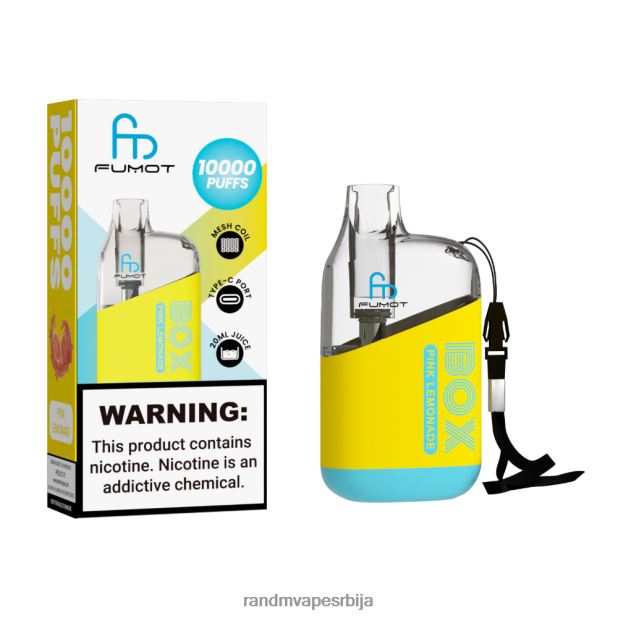 Tornado Vape Srbija | ружичаста лимунада Fumot Original RandM Tornado Box 10000 вапе уређај за контролу протока ваздуха 1 ком B028LL96