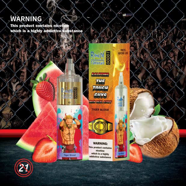 RandM Vape Store | малина бресква лед RandM Tornado 10000 вапе уређај за контролу протока ваздуха 1 ком B028LL119