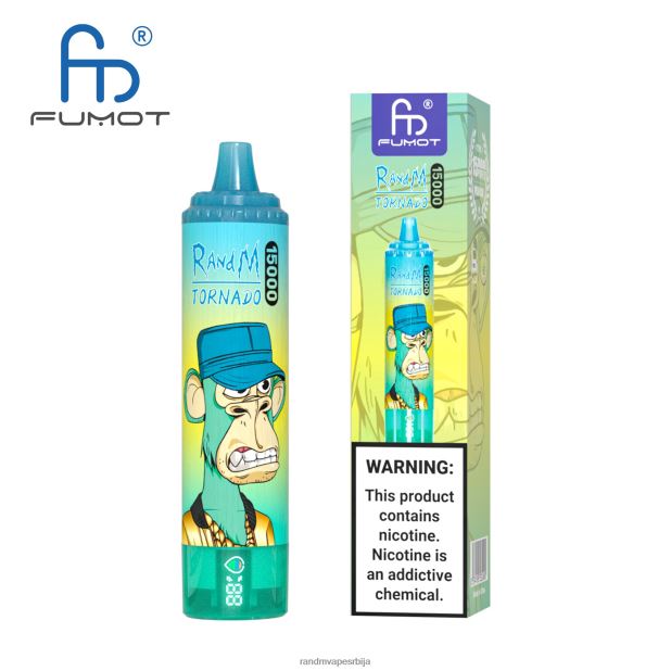 RandM Vape Beograd | лед од ананаса Fumot RandM Tornado 15000 вапе уређај са батеријом и екраном за ејуице верзија 1 B028LL23