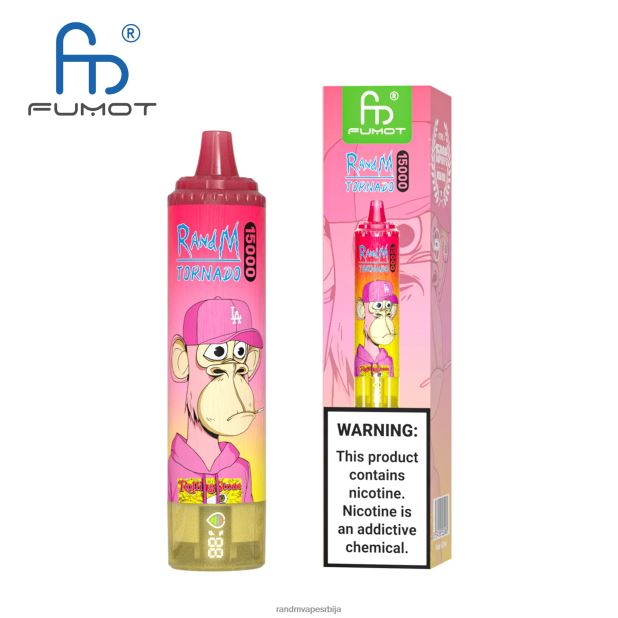 RandM Vape Beograd | лед од ананаса Fumot RandM Tornado 15000 вапе уређај са батеријом и екраном за ејуице верзија 1 B028LL23