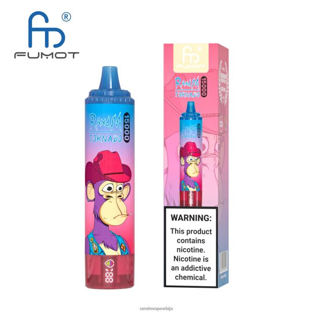 RandM Vape Beograd | лед од ананаса Fumot RandM Tornado 15000 вапе уређај са батеријом и екраном за ејуице верзија 1 B028LL23
