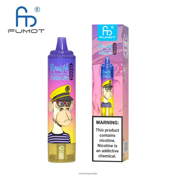 RandM Vape Beograd | лед од ананаса Fumot RandM Tornado 15000 вапе уређај са батеријом и екраном за ејуице верзија 1 B028LL23