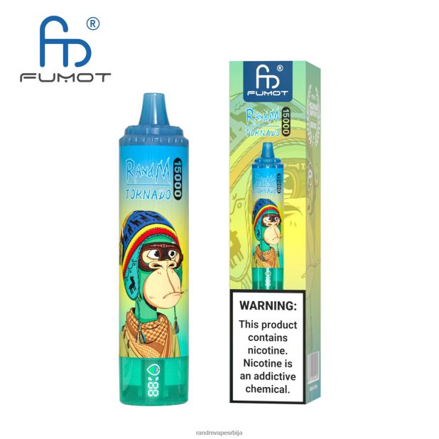 RandM Vape Beograd | лед од ананаса Fumot RandM Tornado 15000 вапе уређај са батеријом и екраном за ејуице верзија 1 B028LL23