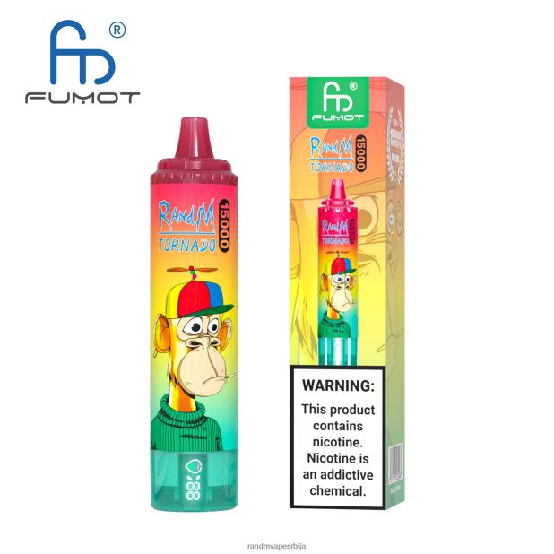 RandM Vape Beograd | лед од ананаса Fumot RandM Tornado 15000 вапе уређај са батеријом и екраном за ејуице верзија 1 B028LL23