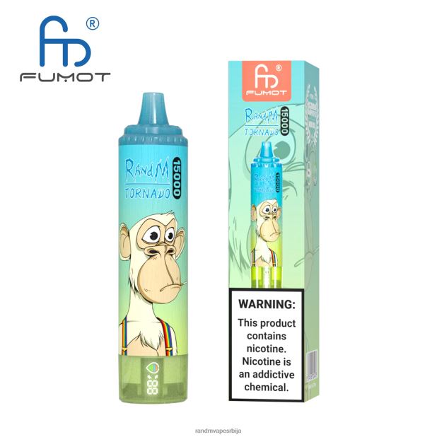 RandM Vape Beograd | лед од ананаса Fumot RandM Tornado 15000 вапе уређај са батеријом и екраном за ејуице верзија 1 B028LL23