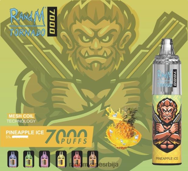 Best RandM Flavor | лед од ананаса RandM Tornado 7000 Вапе уређај за контролу протока ваздуха 1 ком B028LL180