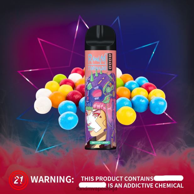Best RandM Flavor | киви од јагоде RandM Tornado 8000 Вапе уређај за контролу протока ваздуха 1 ком B028LL250