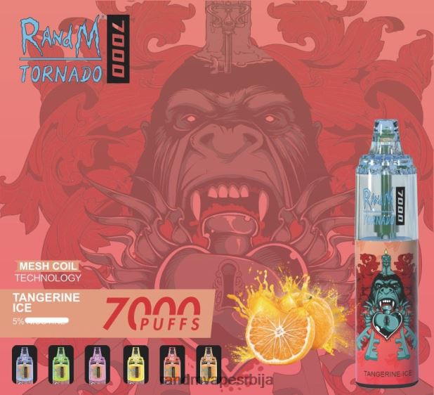 RandM Tornado Sale | крофна од јагоде RandM Tornado 7000 Вапе уређај за контролу протока ваздуха 1 ком B028LL167