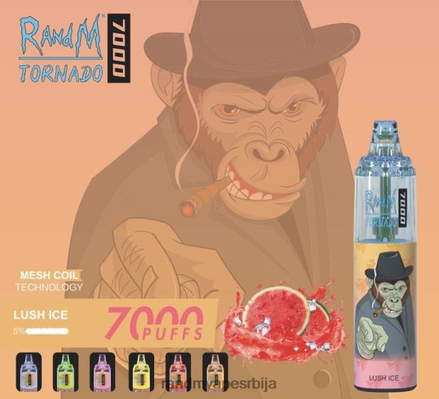RandM Tornado Sale | крофна од јагоде RandM Tornado 7000 Вапе уређај за контролу протока ваздуха 1 ком B028LL167