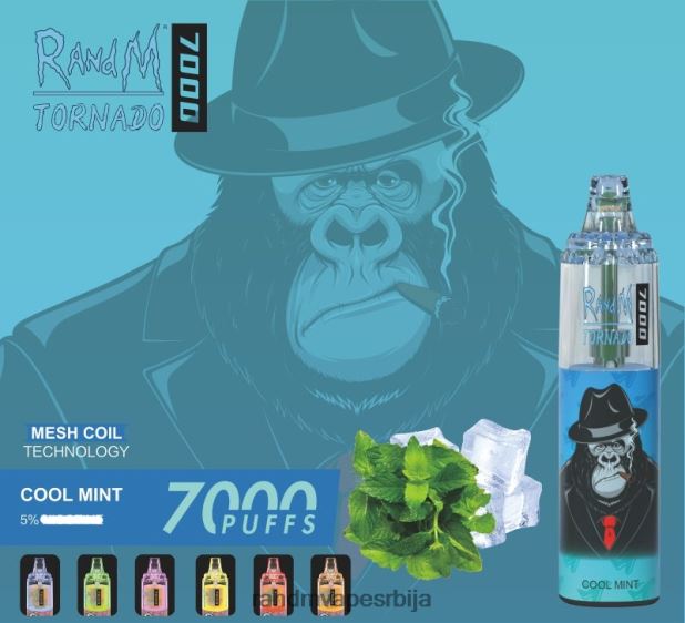 RandM Tornado Sale | крофна од јагоде RandM Tornado 7000 Вапе уређај за контролу протока ваздуха 1 ком B028LL167