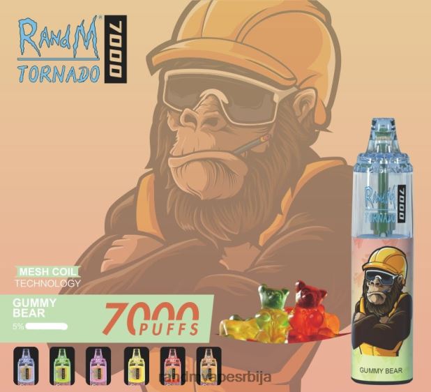 RandM Tornado Sale | крофна од јагоде RandM Tornado 7000 Вапе уређај за контролу протока ваздуха 1 ком B028LL167