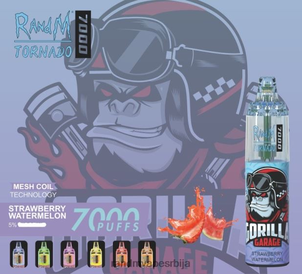 RandM Tornado Sale | крофна од јагоде RandM Tornado 7000 Вапе уређај за контролу протока ваздуха 1 ком B028LL167
