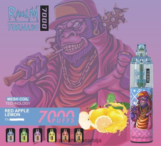 RandM Tornado Sale | крофна од јагоде RandM Tornado 7000 Вапе уређај за контролу протока ваздуха 1 ком B028LL167