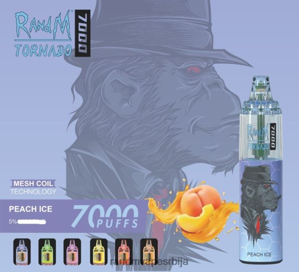 RandM Tornado Srbija | лед од банане RandM Tornado 7000 Вапе уређај за контролу протока ваздуха 1 ком B028LL172